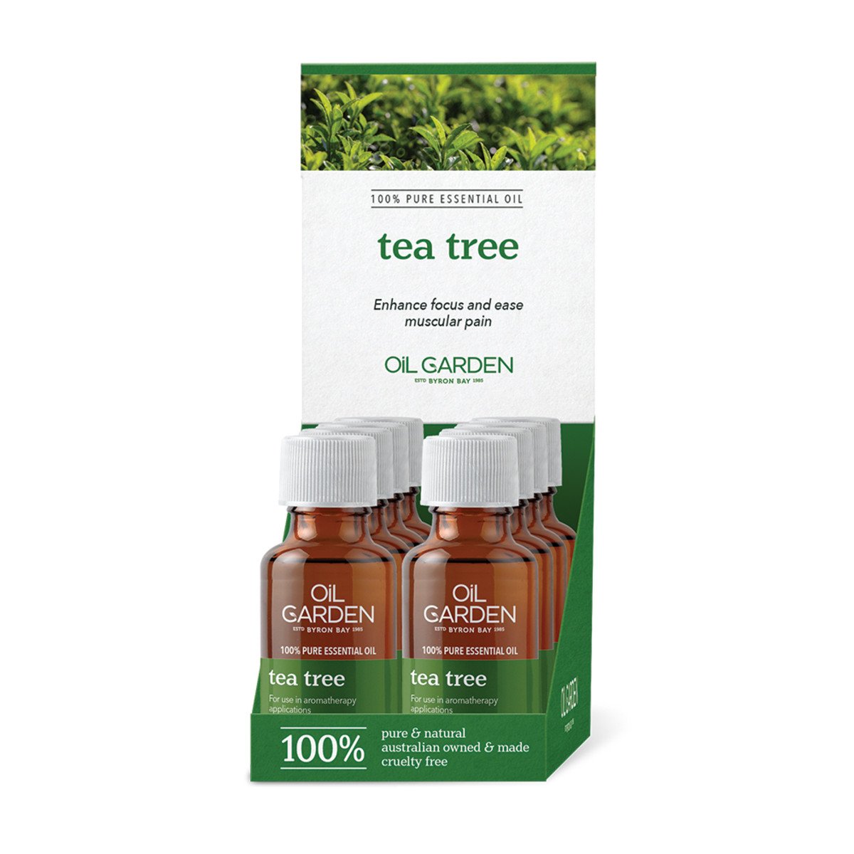 Oil Garden Tea Tree 25ml x 8 Counter Unit