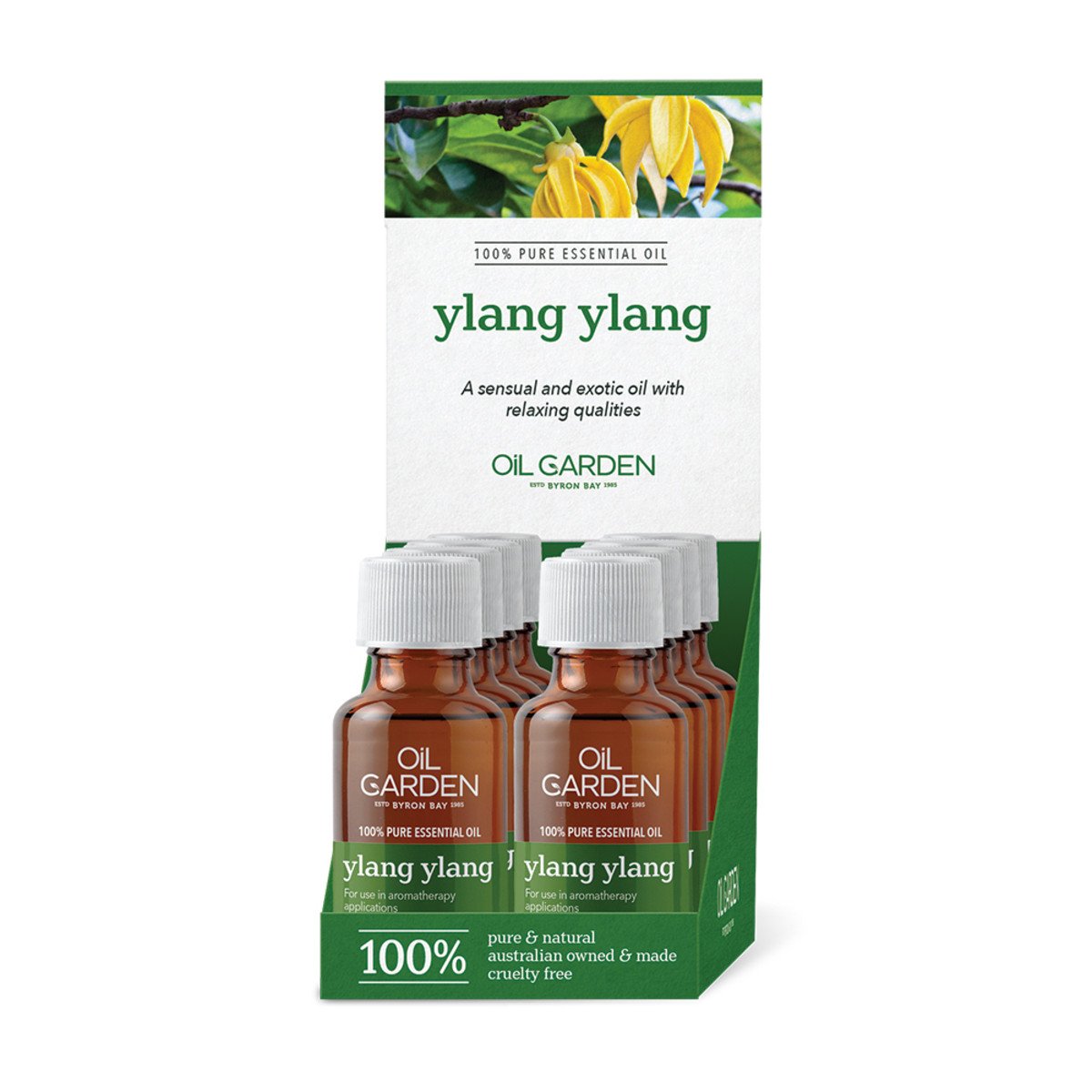 Oil Garden Ylang Ylang 25ml x 8 Counter Unit