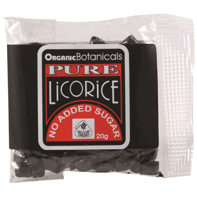 Organic Botanicals Pure Licorice Plain 20g Bag