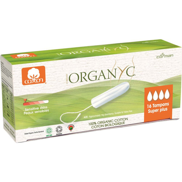 Organyc Tampons Super Plus x 16 Pack