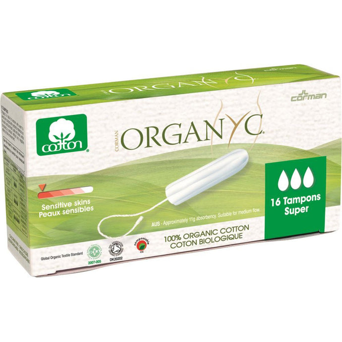 Organyc Tampons Super x 16 Pack