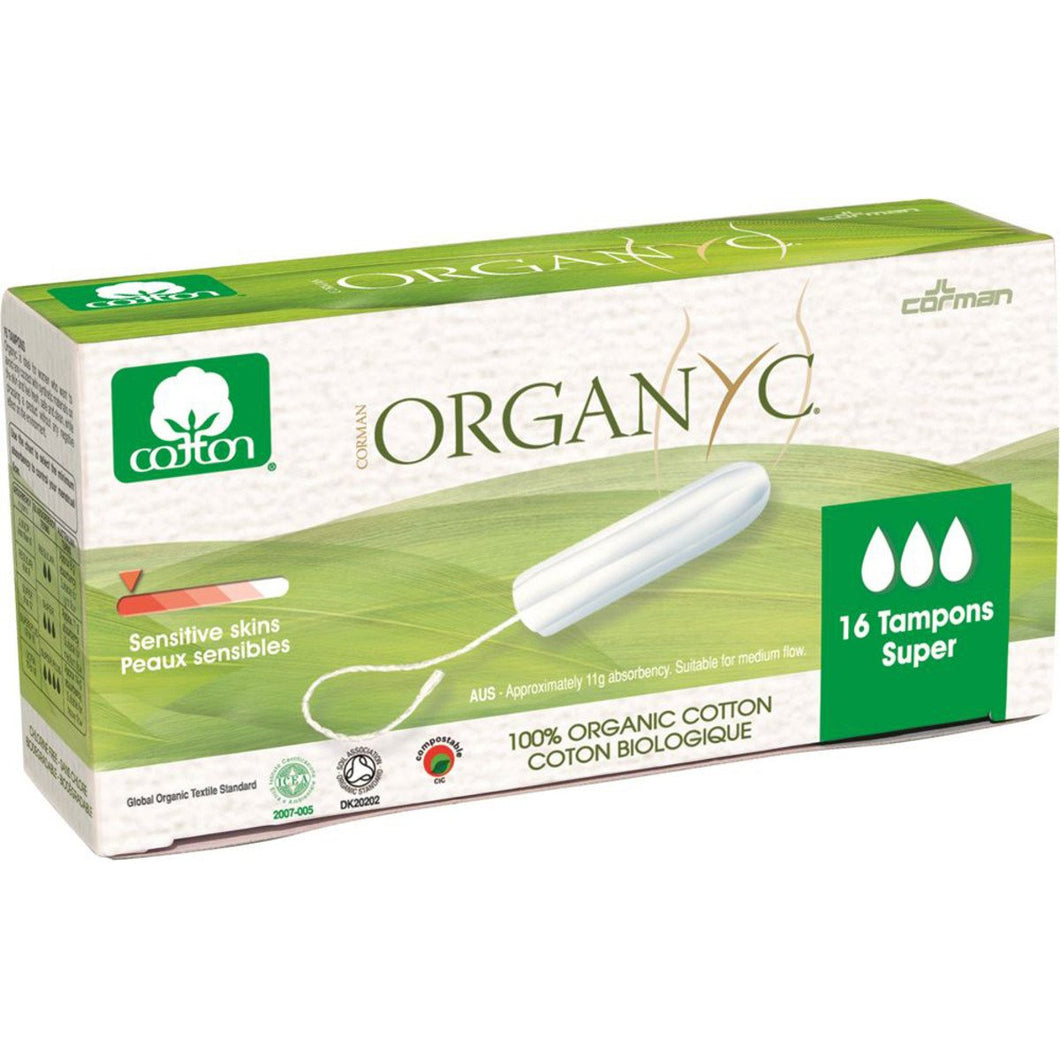 Organyc Tampons Super x 16 Pack