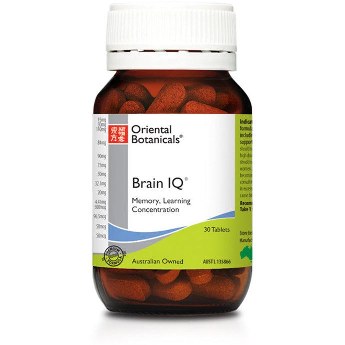 Oriental Botanicals Brain Iq 30 Tablets