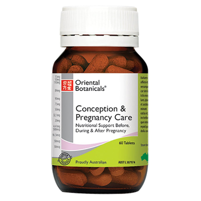 Oriental Botanicals Conception & Pregnancy Care 60 Tablets