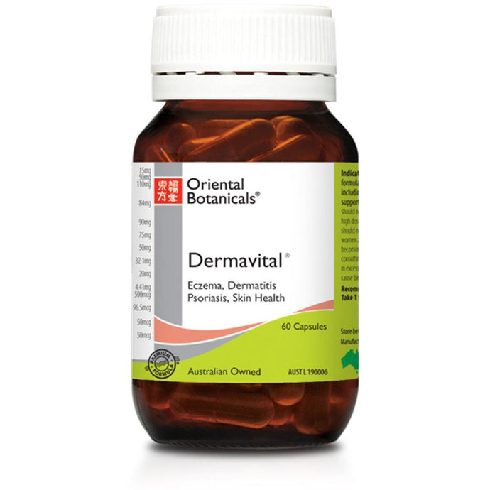 Oriental Botanicals Dermavital 60 Capsules