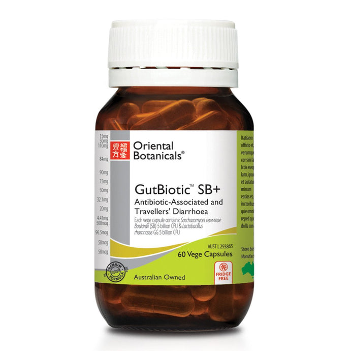 Oriental Botanicals Gutbiotic Sb+ 60 Veggie Capsules