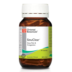 Oriental Botanicals Sinuclear 30 Veggie Capsules