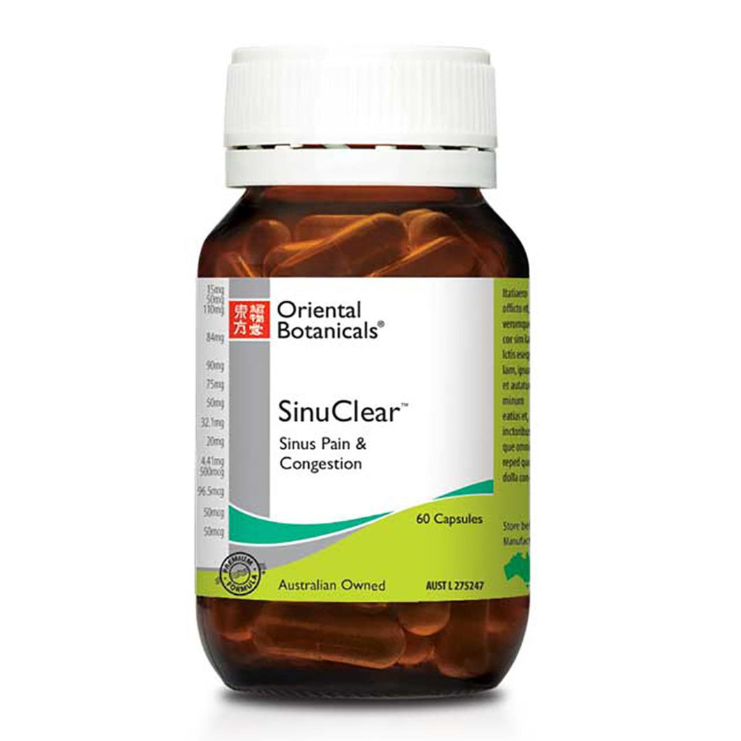 Oriental Botanicals Sinuclear 60 Veggie Capsules