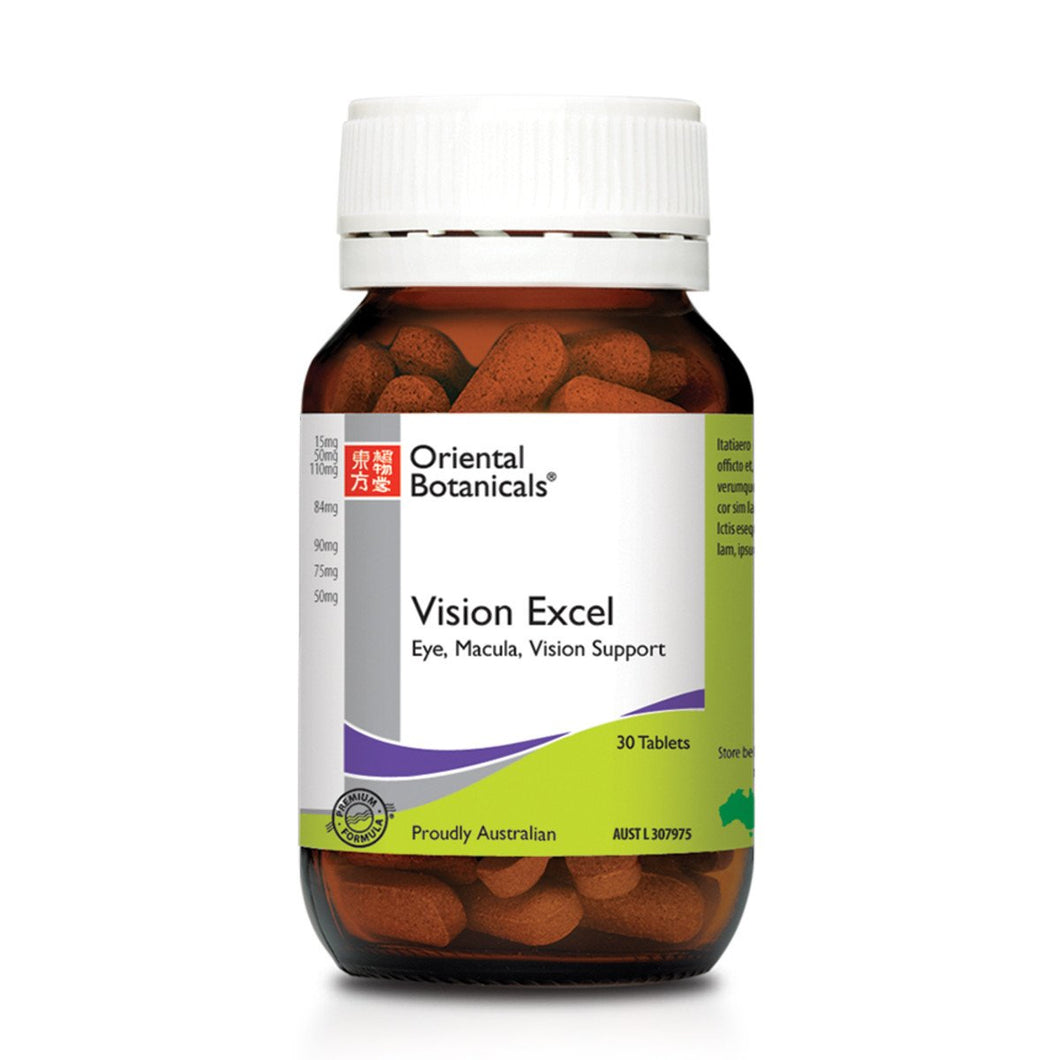 Oriental Botanicals Vision Excel 30 Tablets