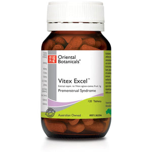 Oriental Botanicals Vitex Excel 120 Tablets