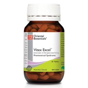 Oriental Botanicals Vitex Excel 60 Tablets