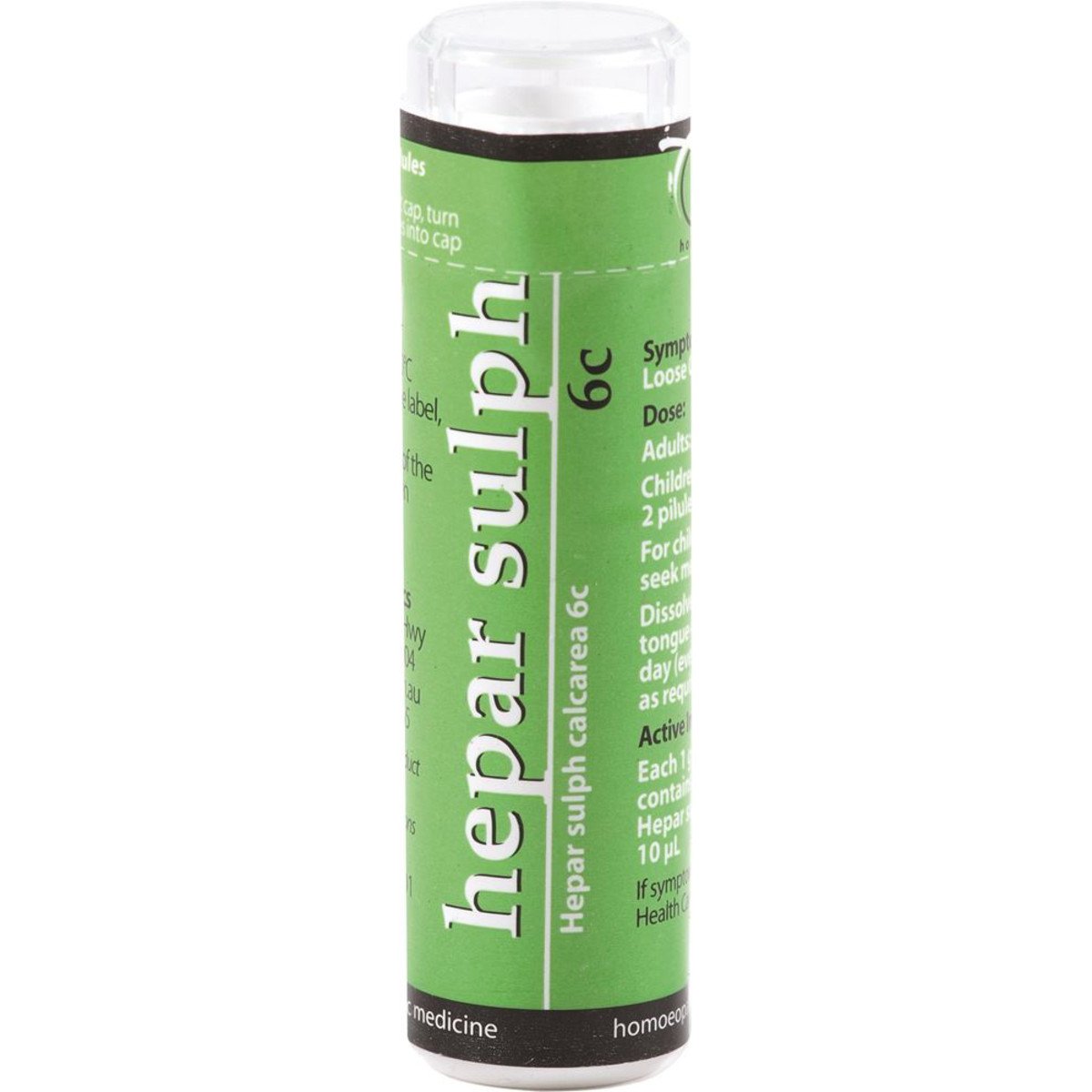 Owen Homoeopathics Hepar Sulph 6 Capsules 120 Pillules