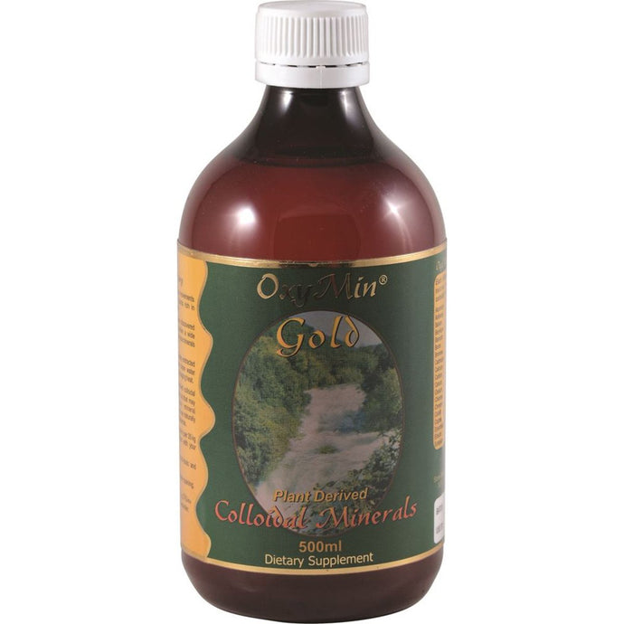 Oxymin Gold (Plant Derived Colloidal Minerals) 500ml