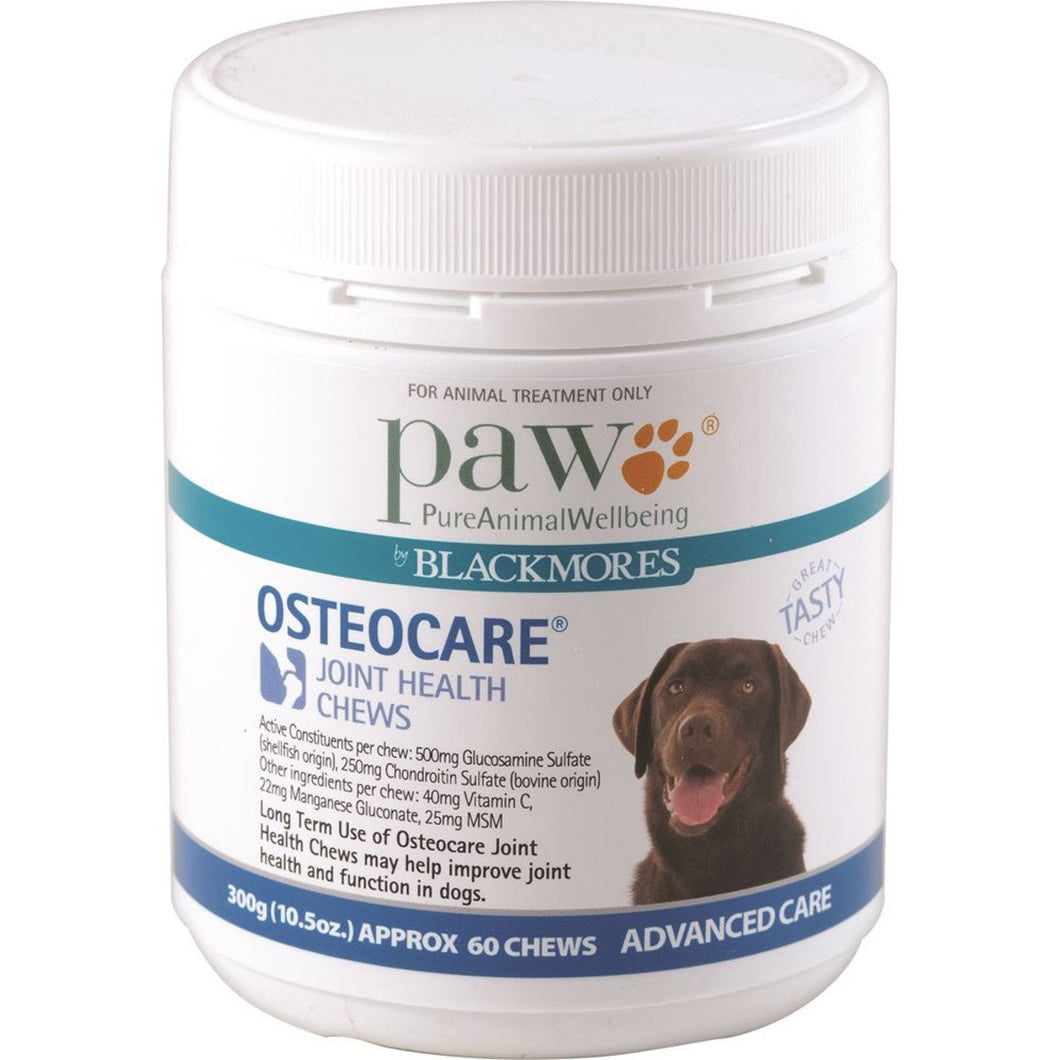 Paw Osteocare Joint Health Chews 300g (Approx 60 Chews)
