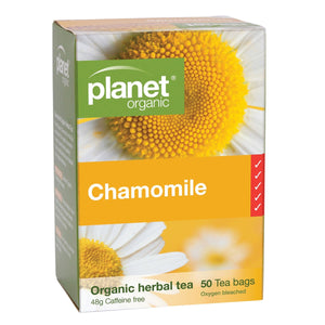 Planet Organic Chamomile Herbal Tea x 50 Tea Bags