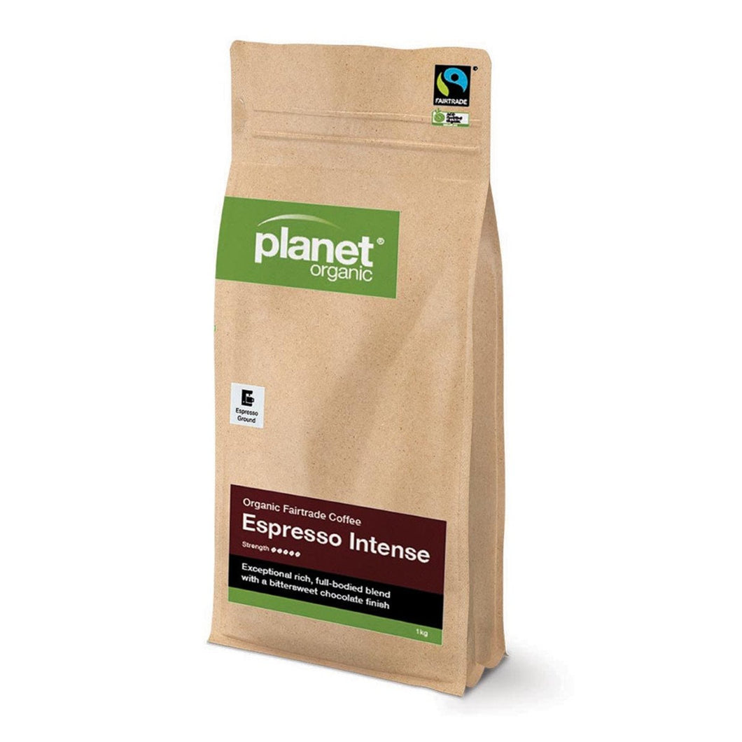 Planet Organic Coffee Espresso Intense Espresso Ground 1Kg