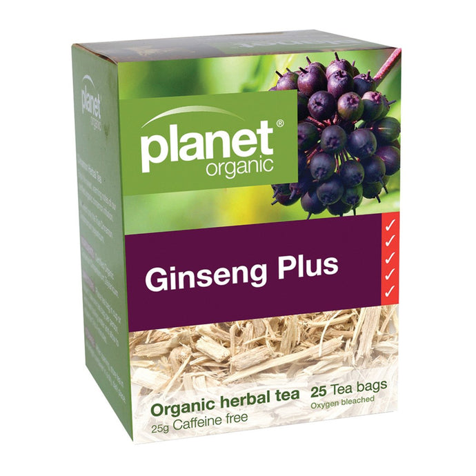 Planet Organic Ginseng Herbal Tea x 25 Tea Bags