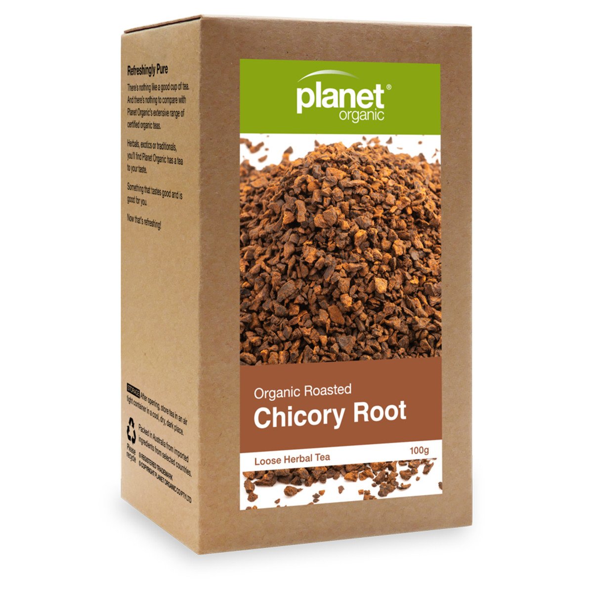 Planet Organic Organic Chicory Root (Roasted) Loose Leaf Tea 100g