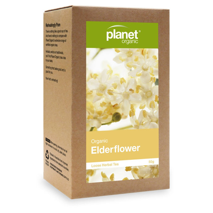 Planet Organic Organic elderflower Loose Leaf Tea 50g