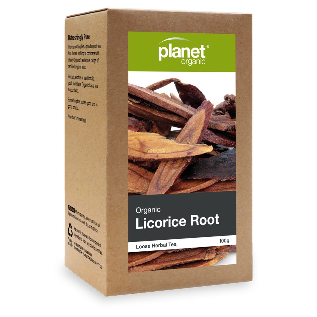 Planet Organic Organic Licorice Root Loose Leaf Tea 100g