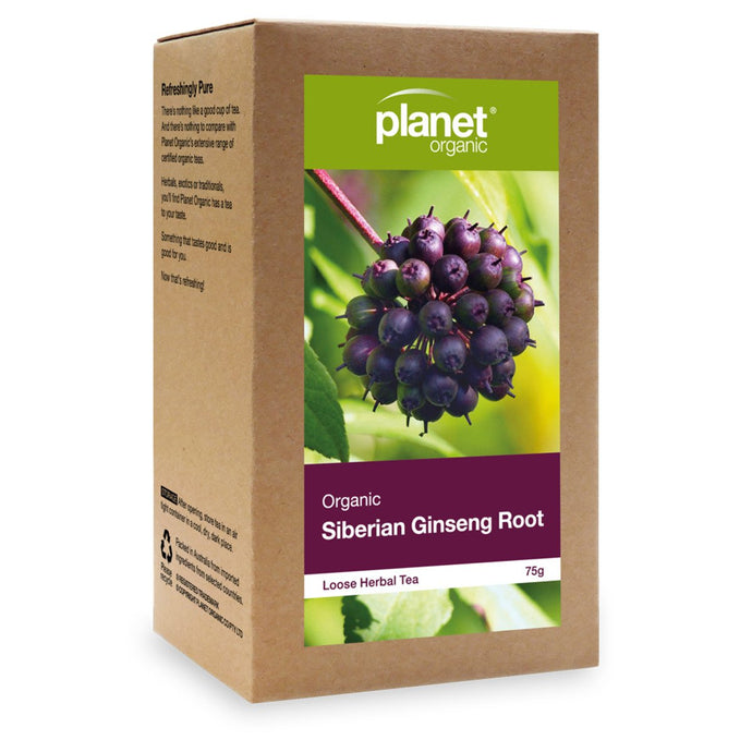 Planet Organic Organicsiberian Ginseng Root Loose Leaf Tea 75g