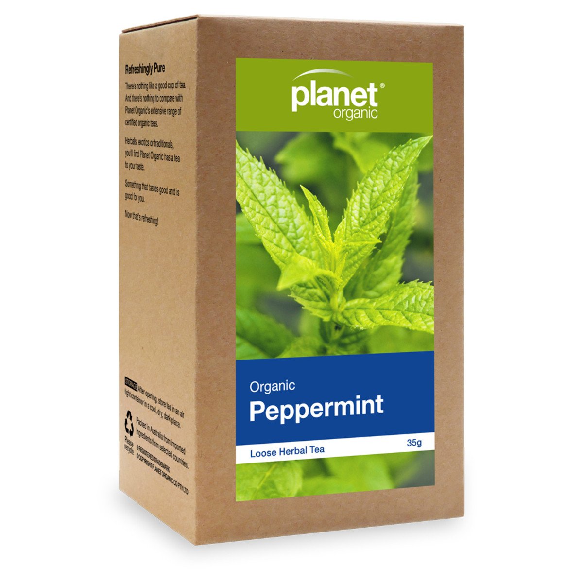 Planet Organic Peppermint Loose Leaf Tea 35g