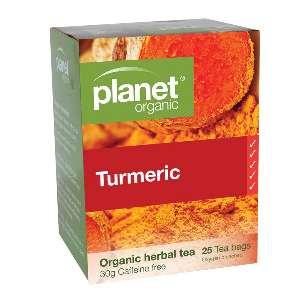 Planet Organic Turmeric Herbal Tea x 25 Tea Bags