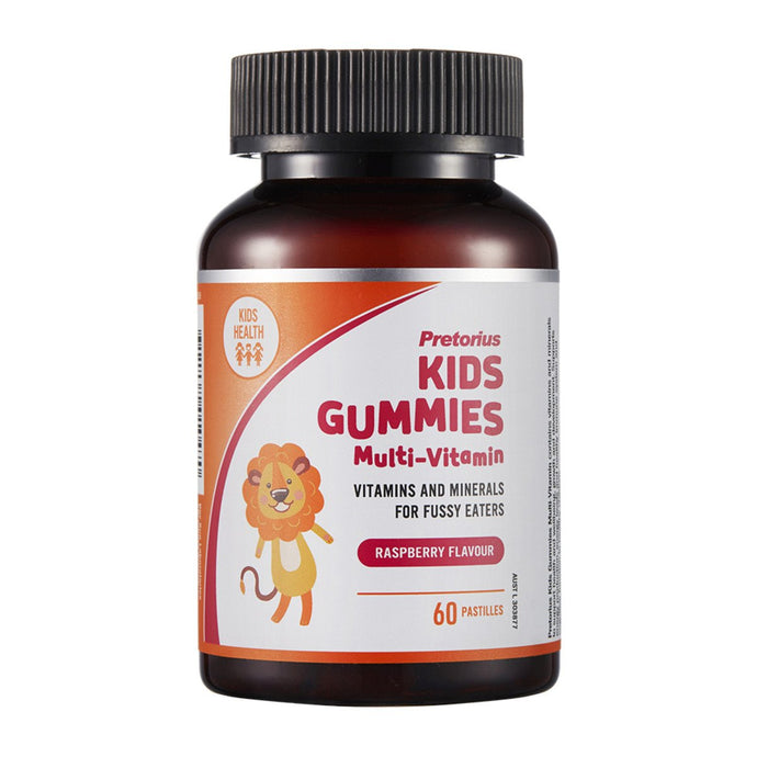 Pretorius Kids Gummies Multi-Vitamin (Raspberry Flavour) 60