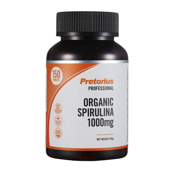 Pretorius Organic Spirulina 1000Mg 150 Tablets