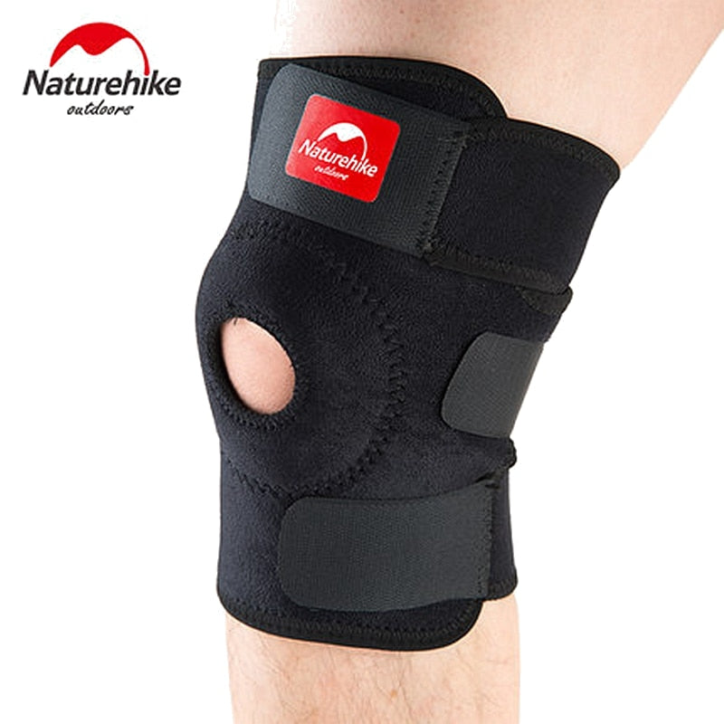 NatureHike Adjustable Elastic Knee Support Brace Kneepad Patella Knee Pads Hole Sports Kneepad Safety Guard Strap For Running