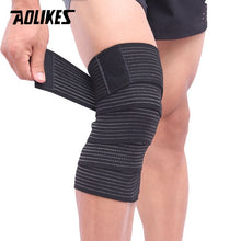 Load image into Gallery viewer, AOLIKES 1PCS Elastic Bandage Tape Sport Knee Support Strap Shin Guard Compression Protector For Ankle Leg Wrist Wrap