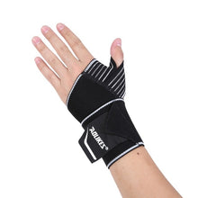Load image into Gallery viewer, AOLIKES 1pc Sports Wrist Band Wrist Support Strap Wraps Hand Sprain Wraps Bandage Fitness Training Safety Hand Bands Belt