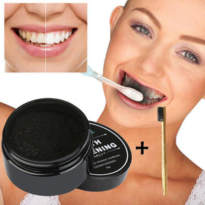 Teeth Whitening Powder Natural Organic Activated Charcoal Bamboo Toothpaste