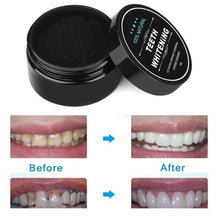 Load image into Gallery viewer, Teeth Whitening Powder Natural Organic Activated Charcoal Bamboo Toothpaste