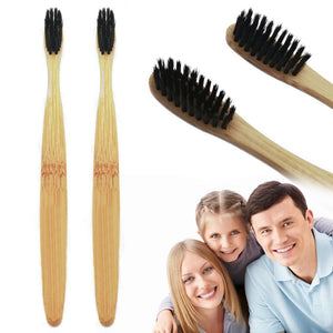 Natural Environmental Protection Teeth Whitening Bamboo Handle Soft Toothbrush