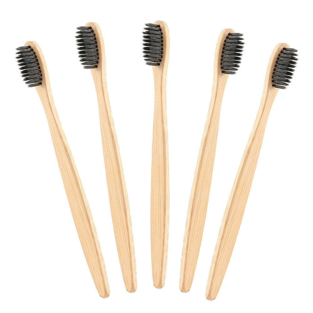 Natural Environmental Protection Teeth Whitening Bamboo Handle Soft Toothbrush
