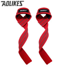 Load image into Gallery viewer, AOLIKES 1 Pair Weightlifting Wristband Sport Professional Training Hand Bands Wrist Support Straps Wraps Guards For Gym Fitness