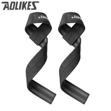 Load image into Gallery viewer, AOLIKES 1 Pair Weightlifting Wristband Sport Professional Training Hand Bands Wrist Support Straps Wraps Guards For Gym Fitness