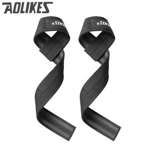 AOLIKES 1 Pair Weightlifting Wristband Sport Professional Training Hand Bands Wrist Support Straps Wraps Guards For Gym Fitness
