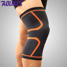Load image into Gallery viewer, AOLIKES 1Pc Knee Support Knee Pad Brace Kneepad Gym Weight lifting Knee Wraps Bandage Straps Guard Compression Knee Sleeve Brace