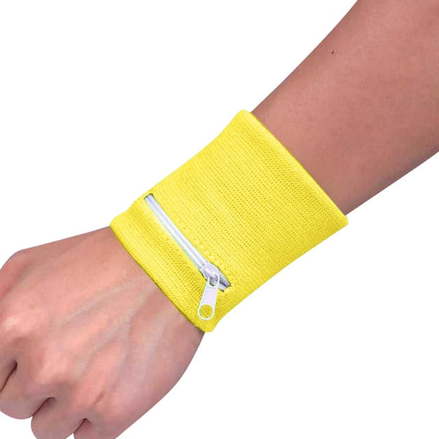 Fashion New Men Women Wrist Wallet Pouch Band Zipper Running Travel Gym Cycling Safe Coin Purse Change Sport Bag