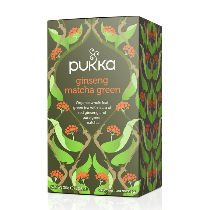 Pukka Ginseng Matcha Green x 20 Tea Bags