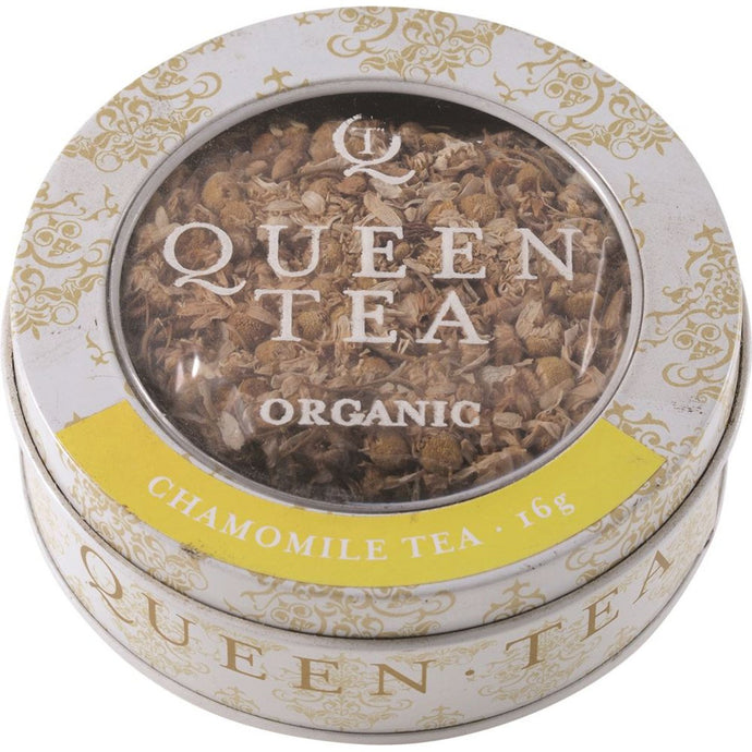 Queen Tea Organic Chamomile Tea Tin 16g