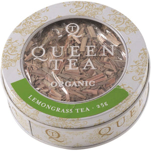 Queen Tea Organic Lemongrass Tea Tin 25g