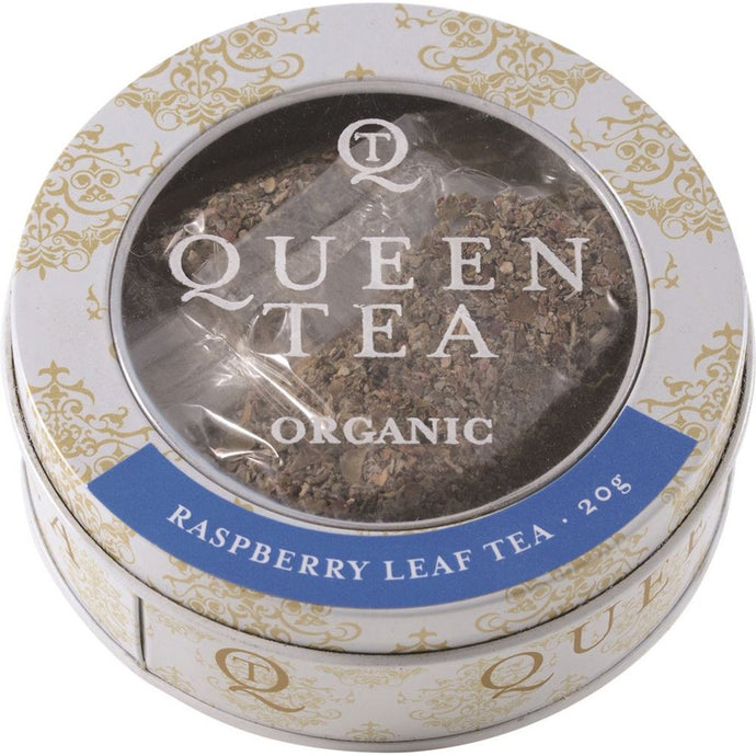 Queen Tea Organic Raspberry Leaf Tea Tin 20g