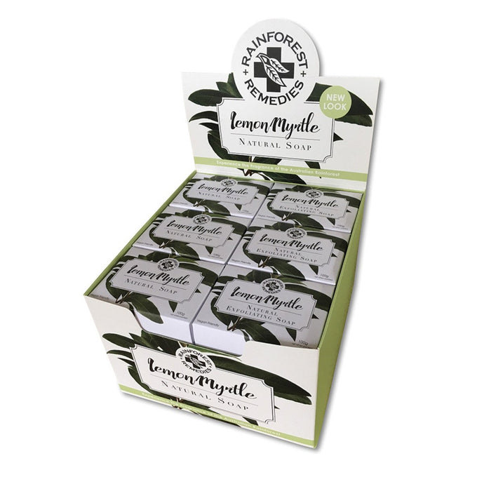 Rainforest Remedies Lemon Myrtle Soap Smooth 100g x 24 Pack