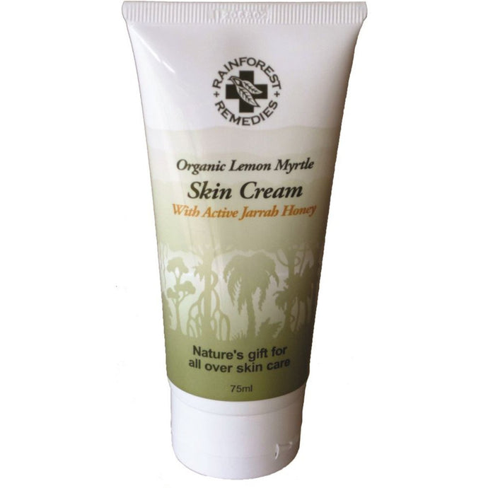 Rainforest Remedies Organic Lemon Myrtle Skin Cream With Jarrah Honey 75ml