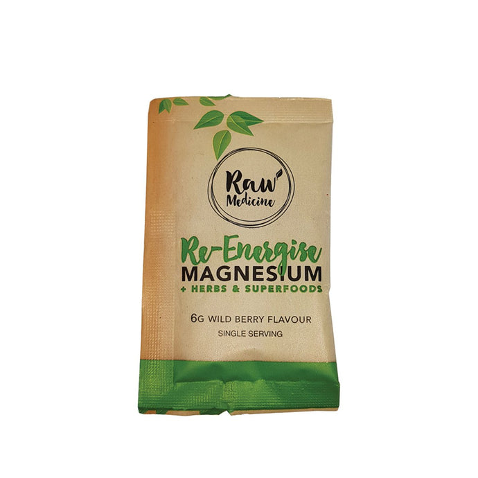 Raw Medicine Re Energise Magnesium 6g Sachet
