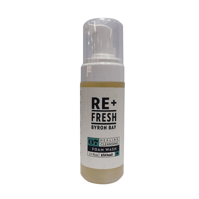 Re+Fresh Byron Bay Healing Cleansing Foam Wash (With Lemon Myrtle & Macadamia Oil) 150ml