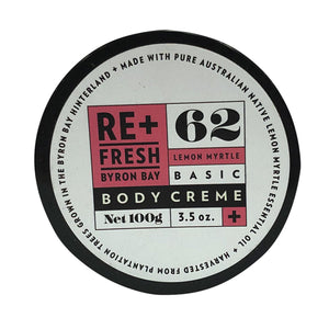 Re+Fresh Byron Bay Lemon Myrtle Basic Body Creme 100g